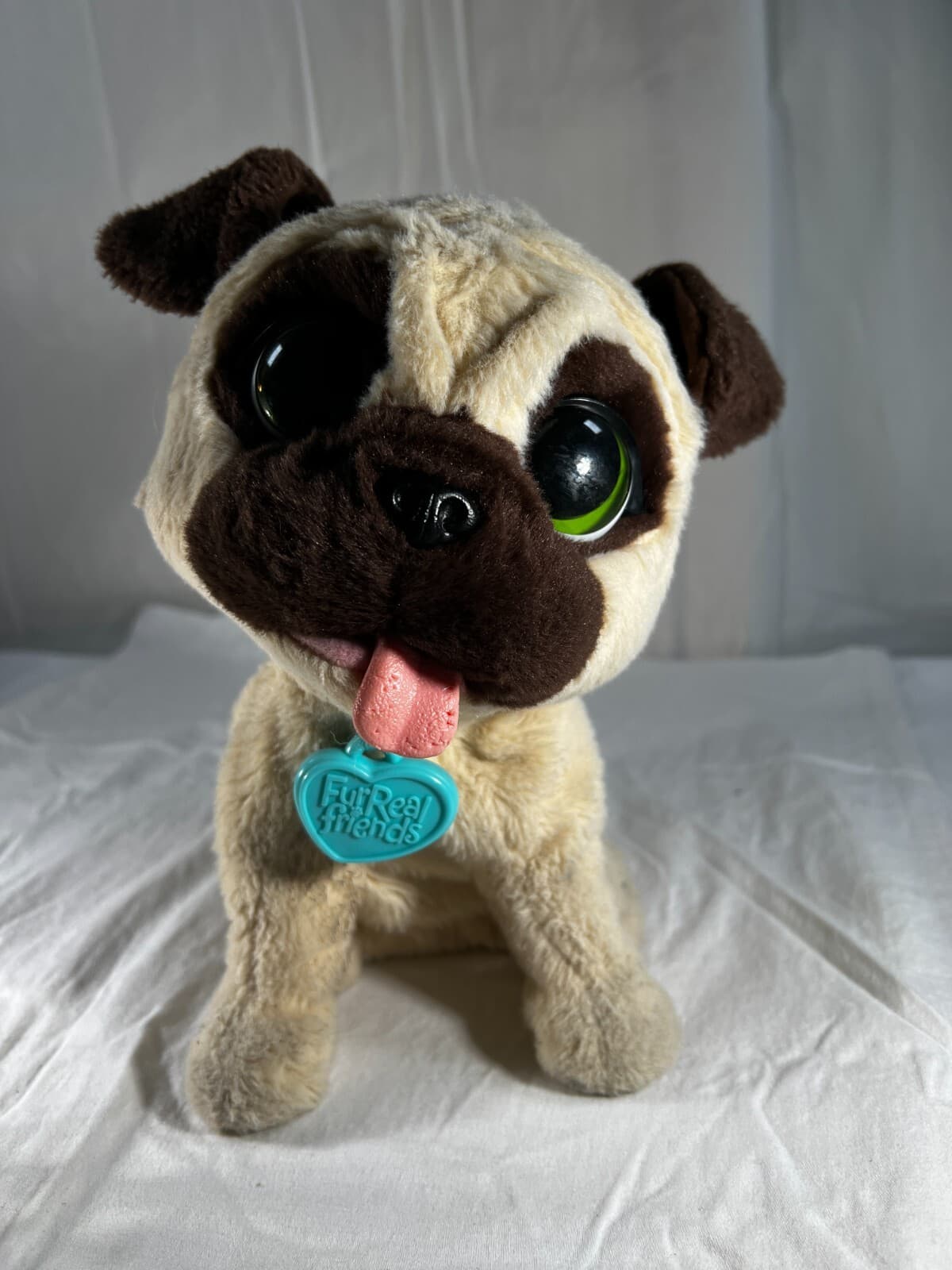 FurReal Friends 2014 Hasbro Motion Plush Dog Interactive JJ My Jumpin' Pug Works - Thumbnail 8