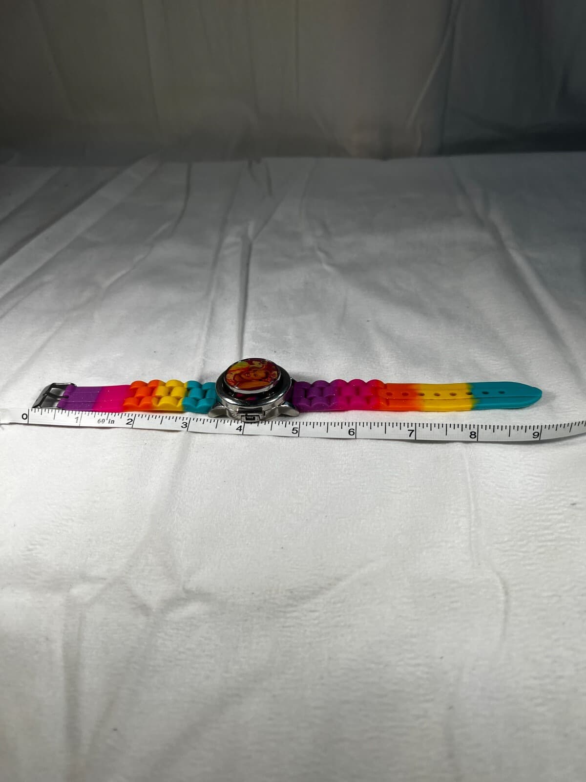 Nickelodeon JoJo Siwa Digital Watch Rainbow Band Spinner face 2020 Untested - Thumbnail 10