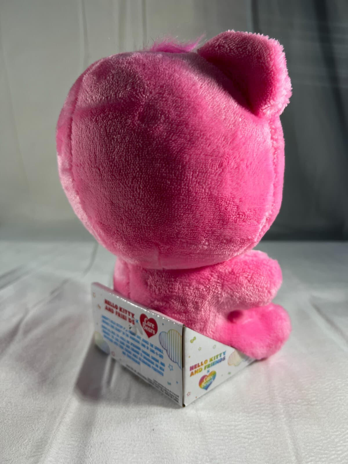 NEW Hello Kitty Care Bear Cheer Bear 2024 Sanrio In Original Pkg Rainbow Pink - Thumbnail 7
