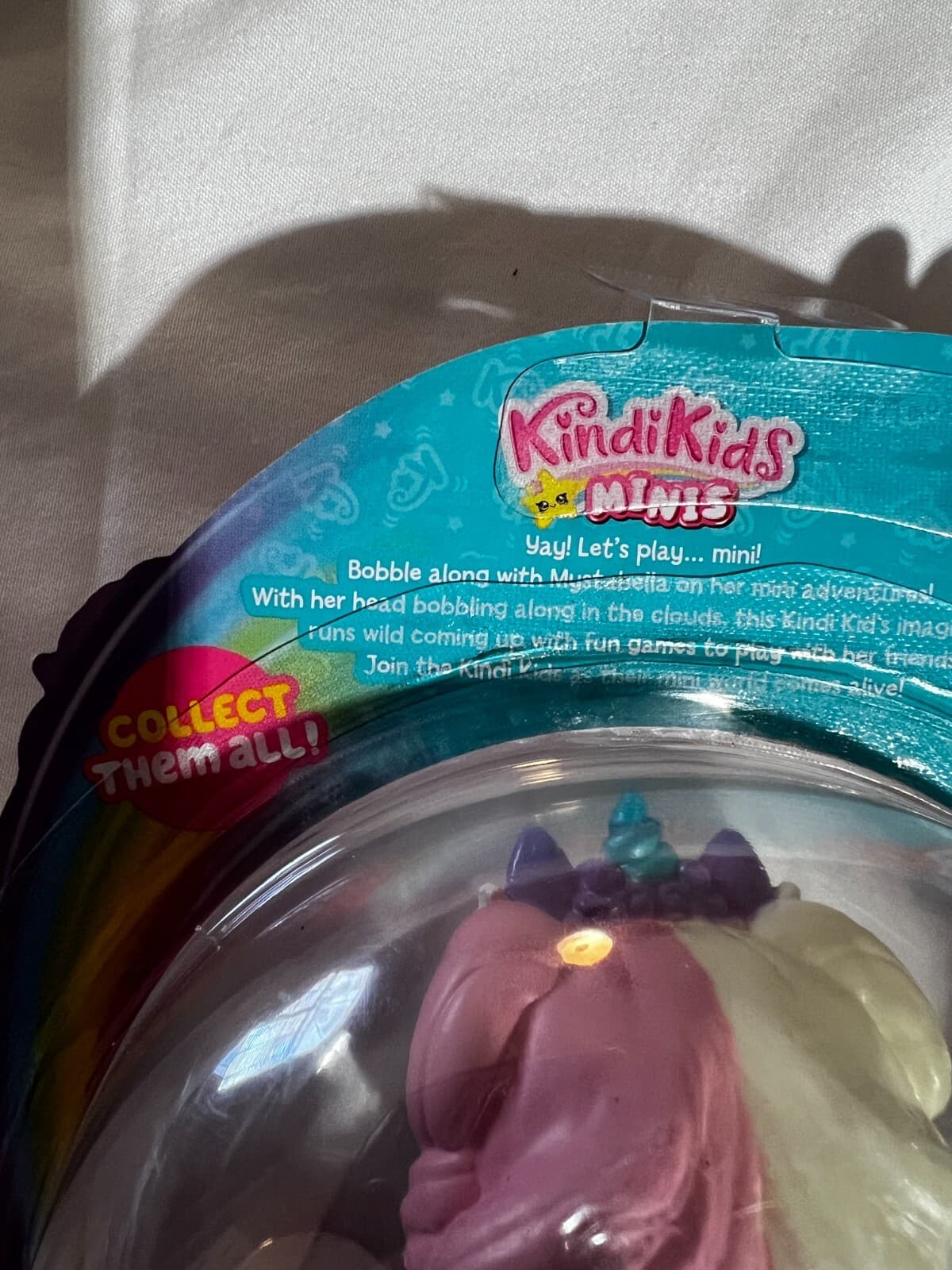 Mystabella KindiKids Minis Bobble Moose NIB New Bobblehead Figurine Glittery Eye - Thumbnail 7