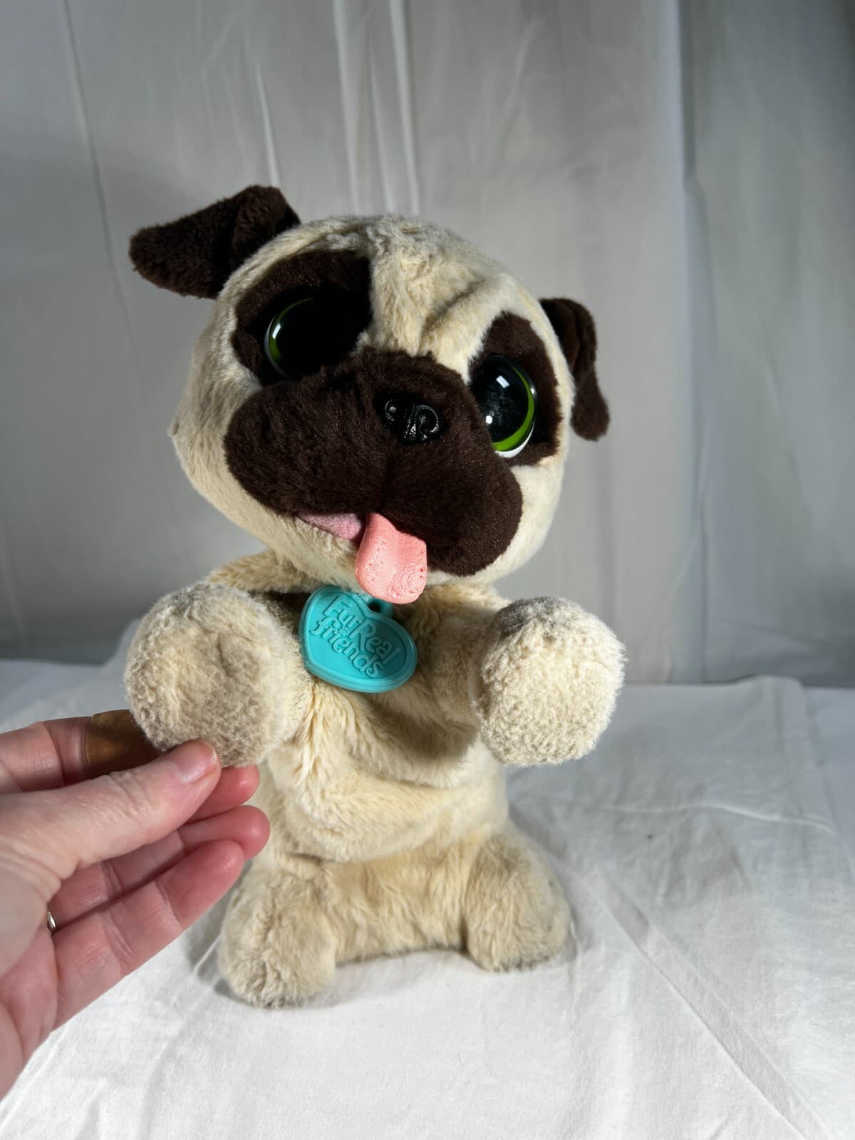 FurReal Friends 2014 Hasbro Motion Plush Dog Interactive JJ My Jumpin' Pug Works - Thumbnail 2