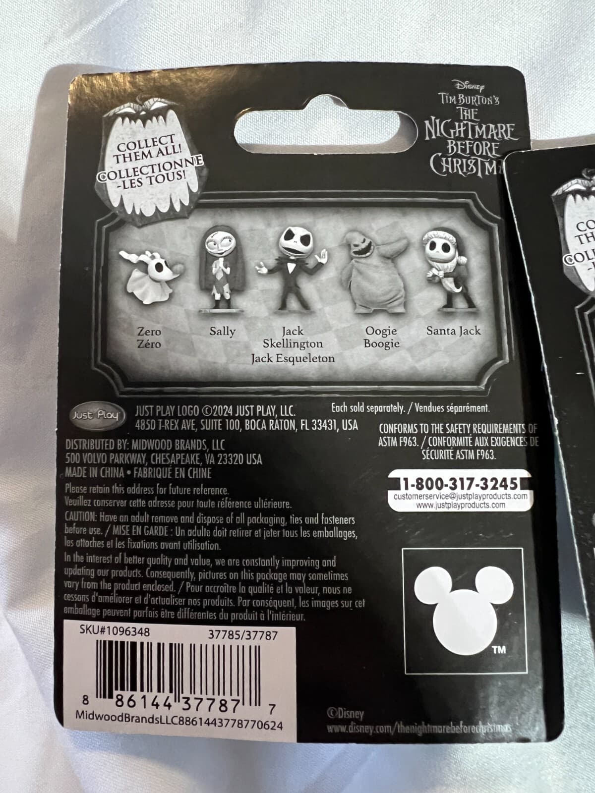 Nightmare Before Christmas Figures Complete Set of 5 Collectible Bonus Cards NEW - Thumbnail 10