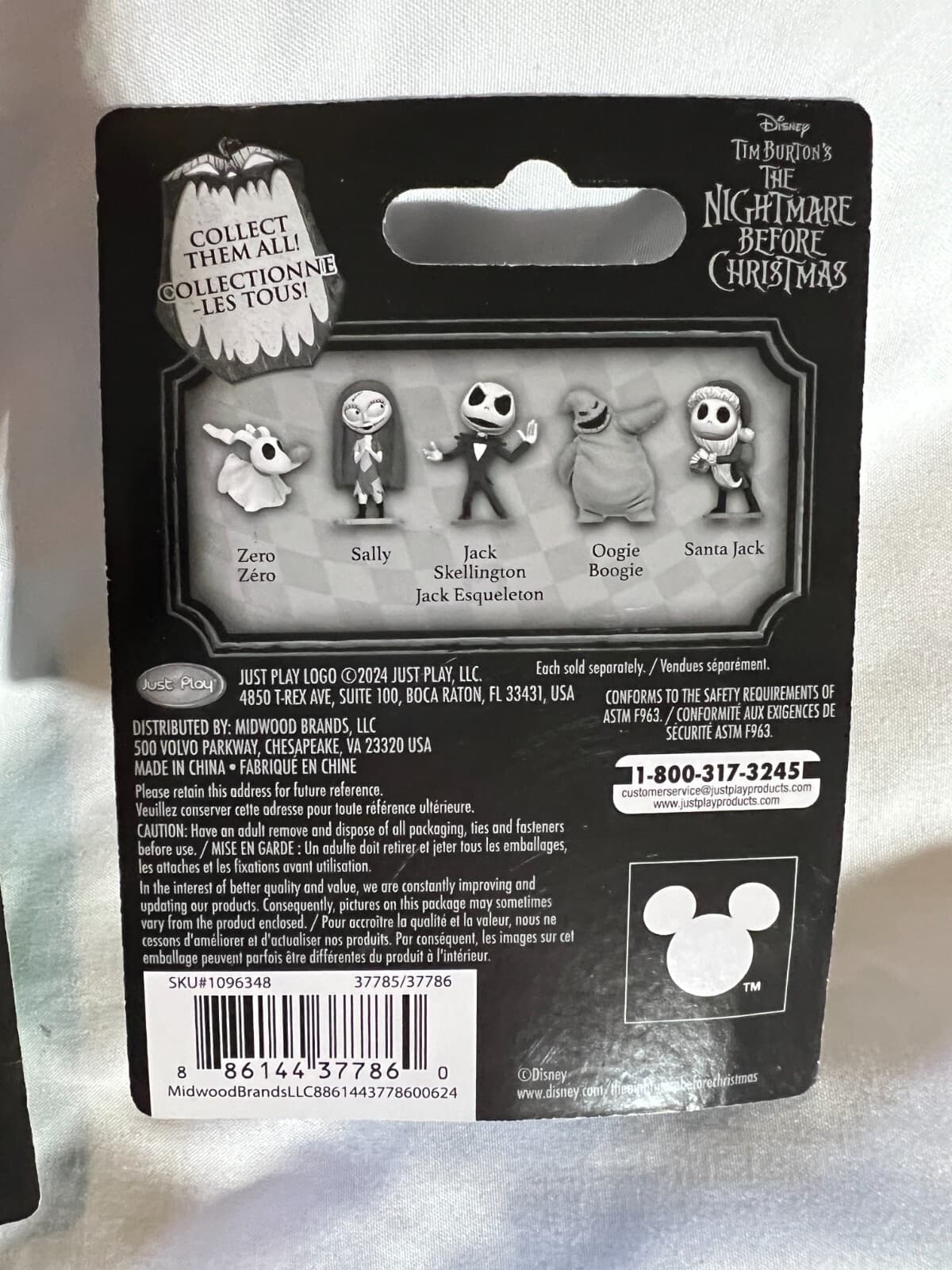 Nightmare Before Christmas Figures Complete Set of 5 Collectible Bonus Cards NEW - Thumbnail 14