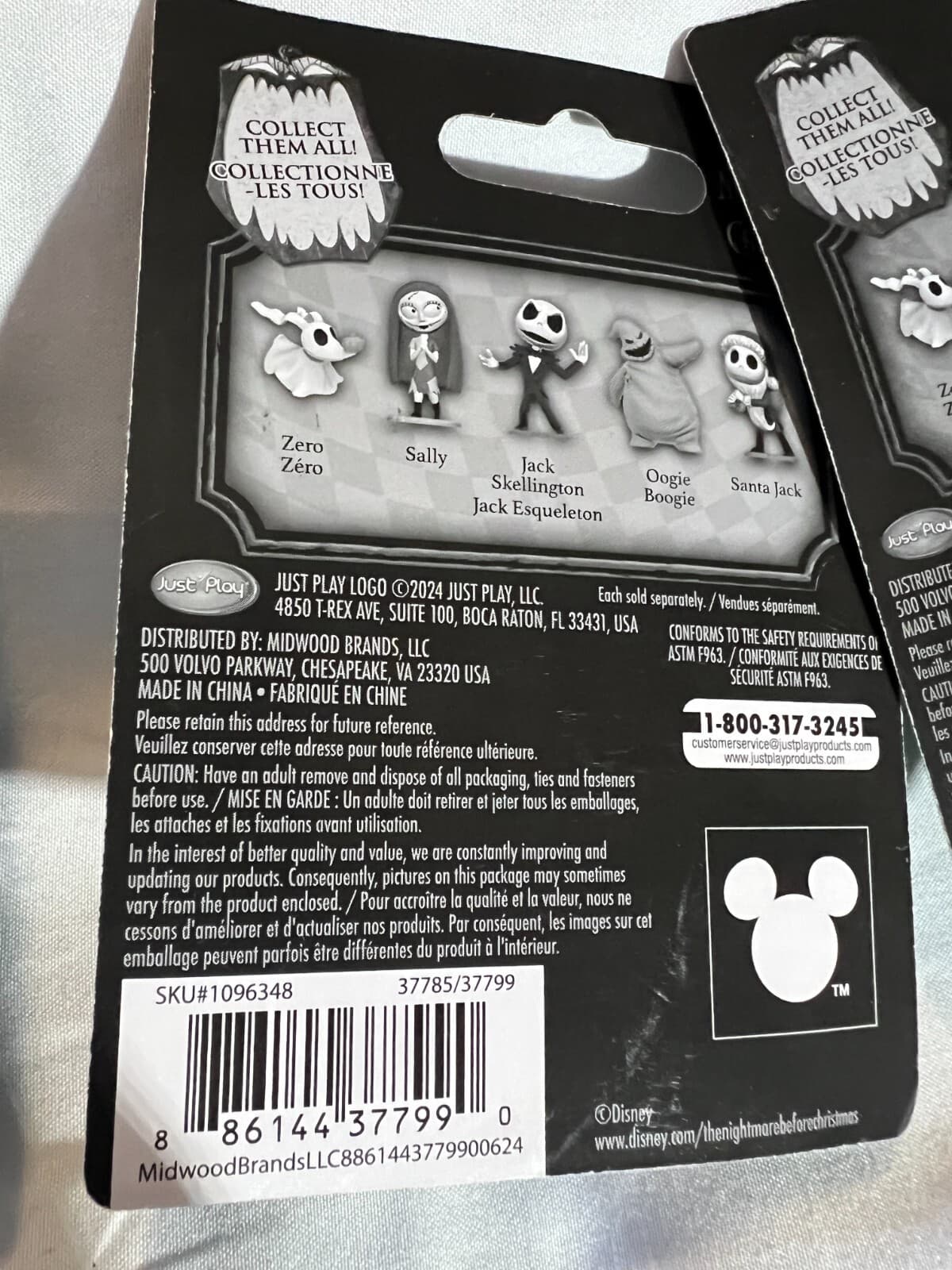 Nightmare Before Christmas Figures Complete Set of 5 Collectible Bonus Cards NEW - Thumbnail 12