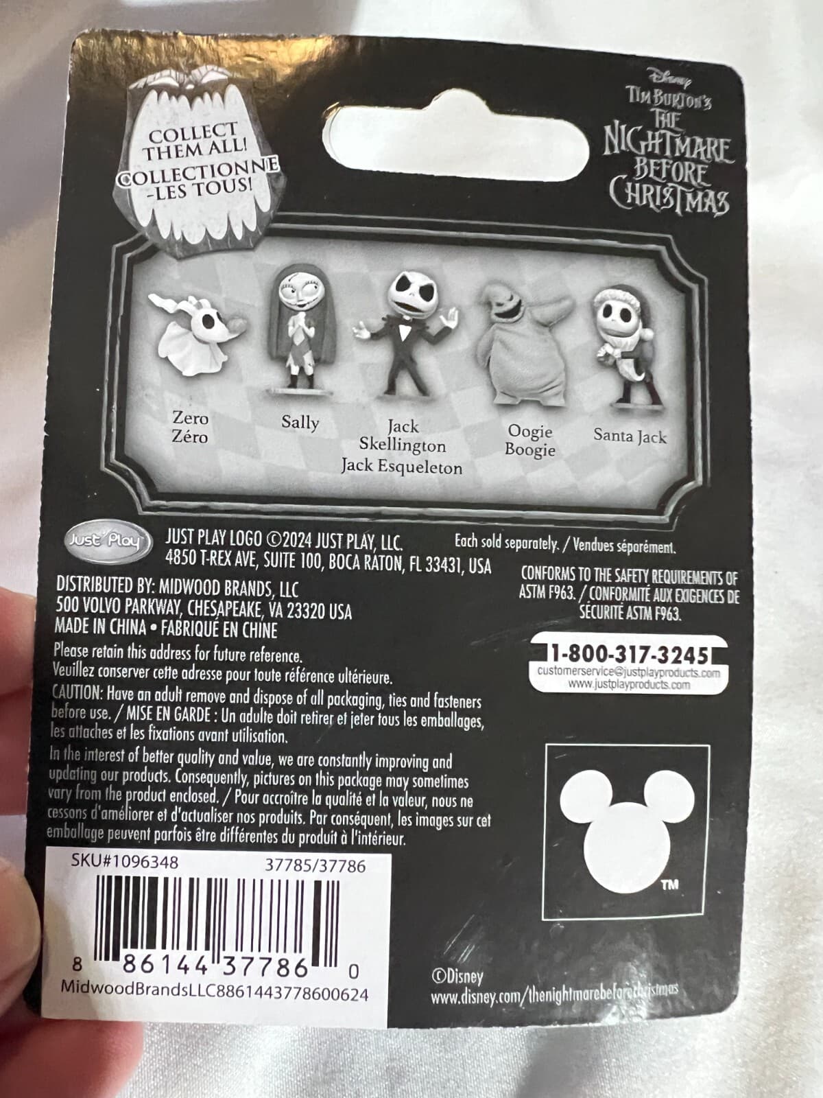 Nightmare Before Christmas Figures Complete Set of 5 Collectible Bonus Cards NEW - Thumbnail 20
