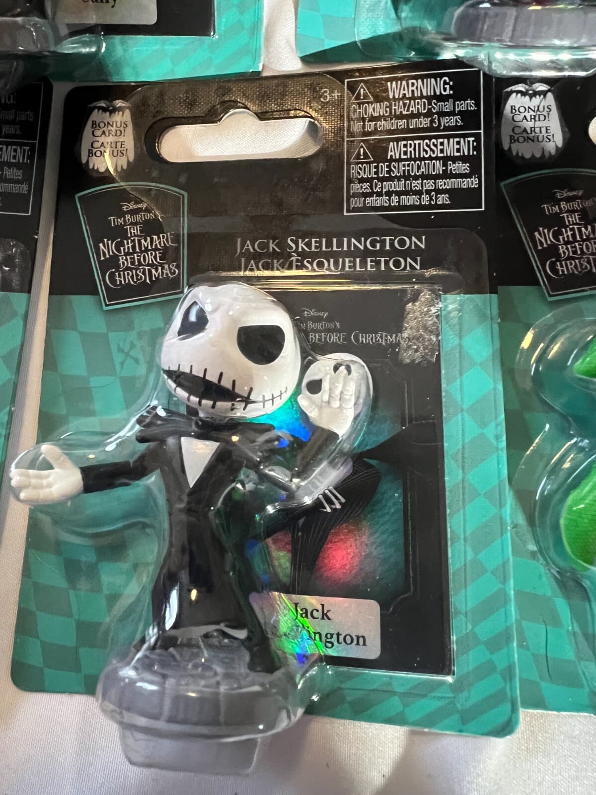 Nightmare Before Christmas Figures Complete Set of 5 Collectible Bonus Cards NEW - Thumbnail 6