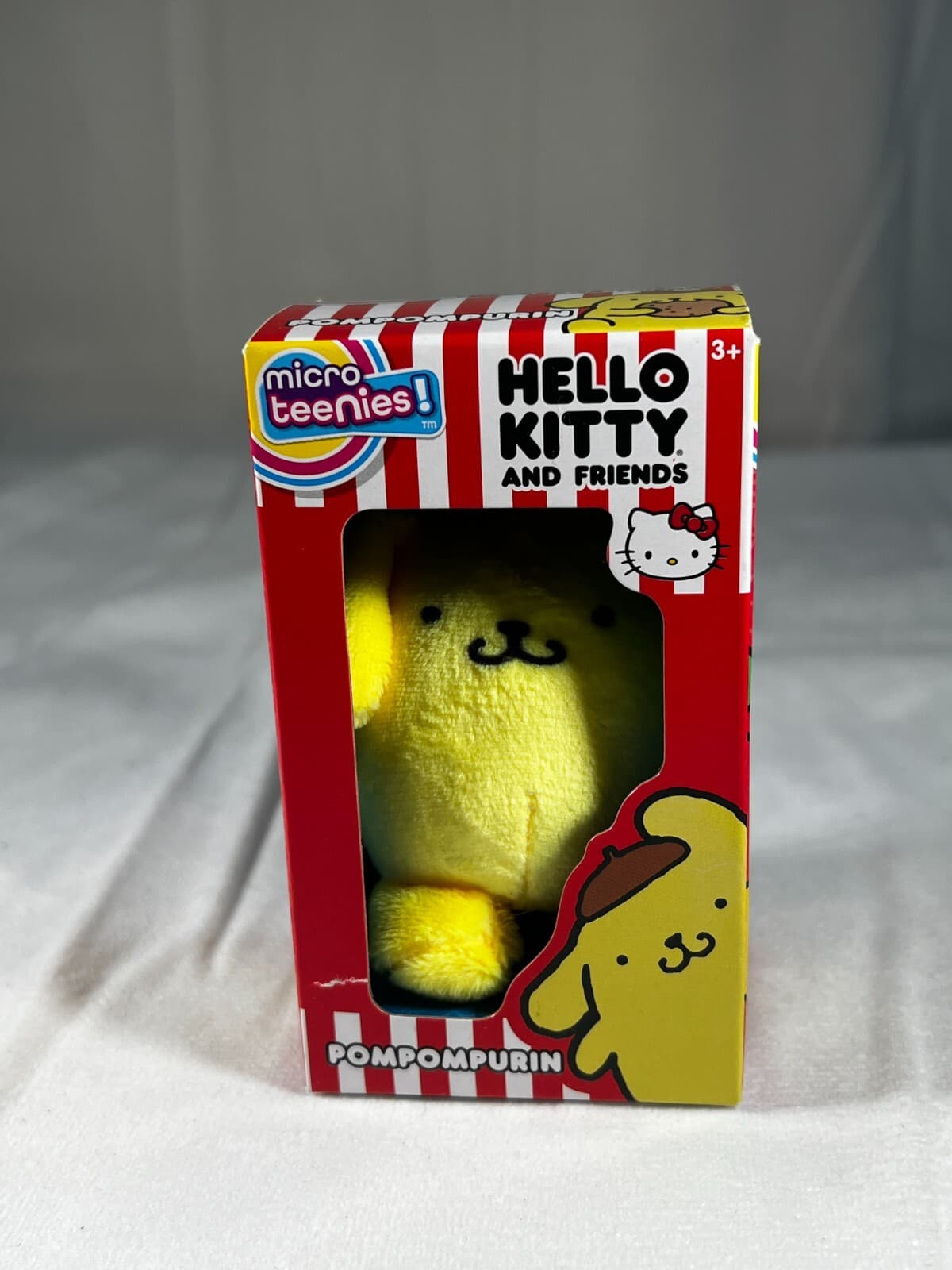 Micro Teenies Hello Kitty and Friends Pompompurin Plush 3" 2024 Sanrio Basic Fun