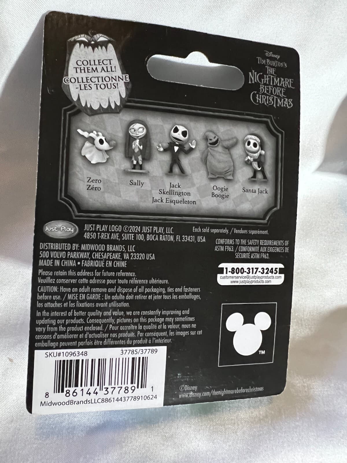 Nightmare Before Christmas Figures Complete Set of 5 Collectible Bonus Cards NEW - Thumbnail 13