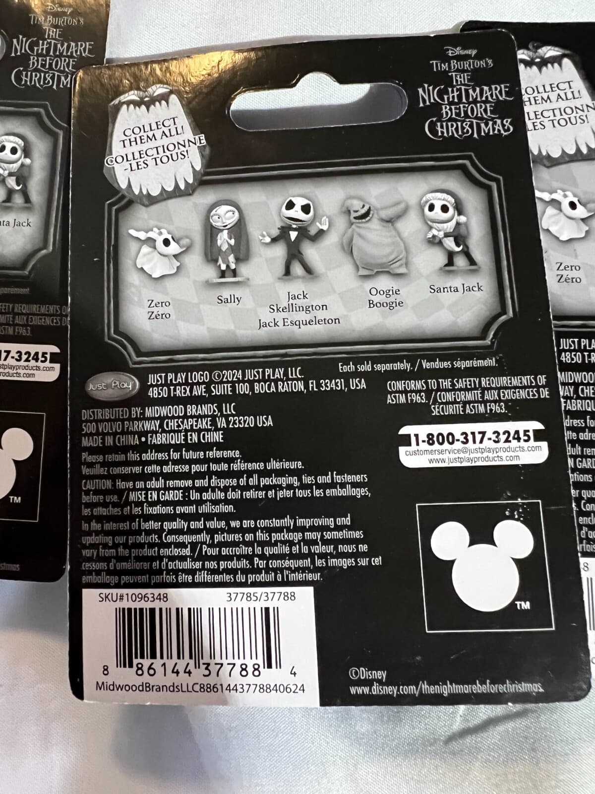 Nightmare Before Christmas Figures Complete Set of 5 Collectible Bonus Cards NEW - Thumbnail 11