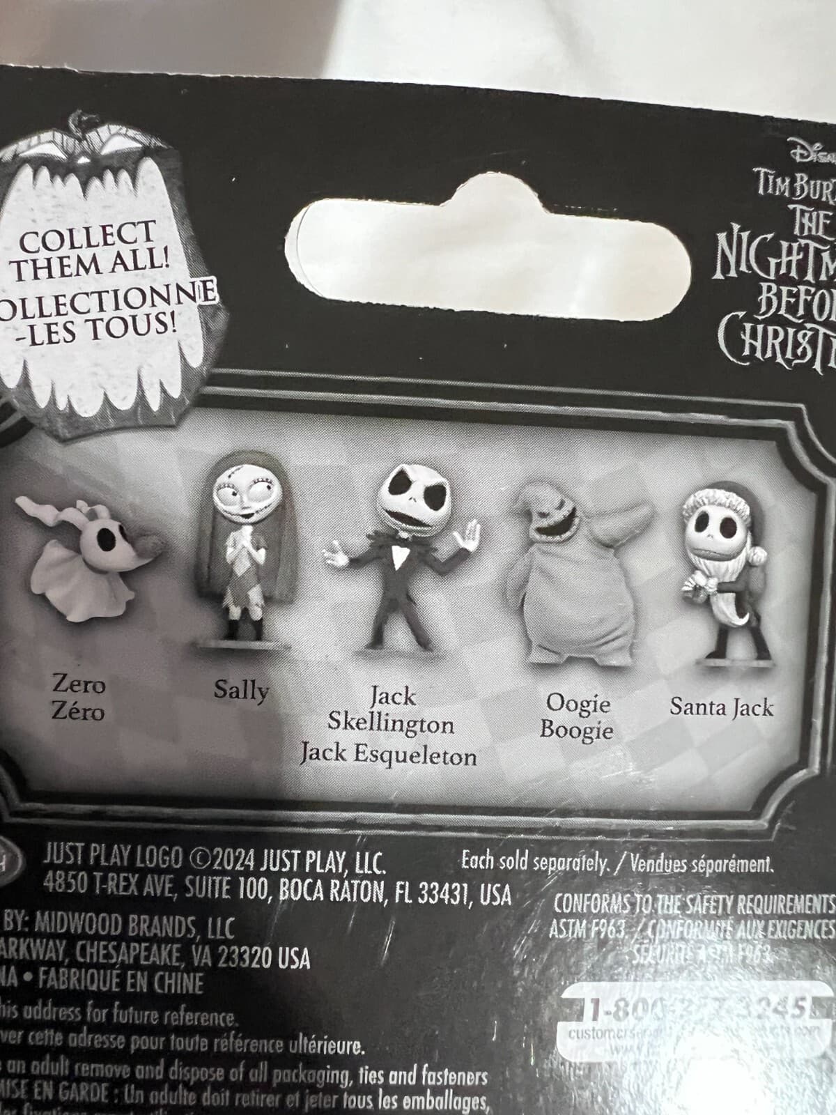 Nightmare Before Christmas Figures Complete Set of 5 Collectible Bonus Cards NEW - Thumbnail 18