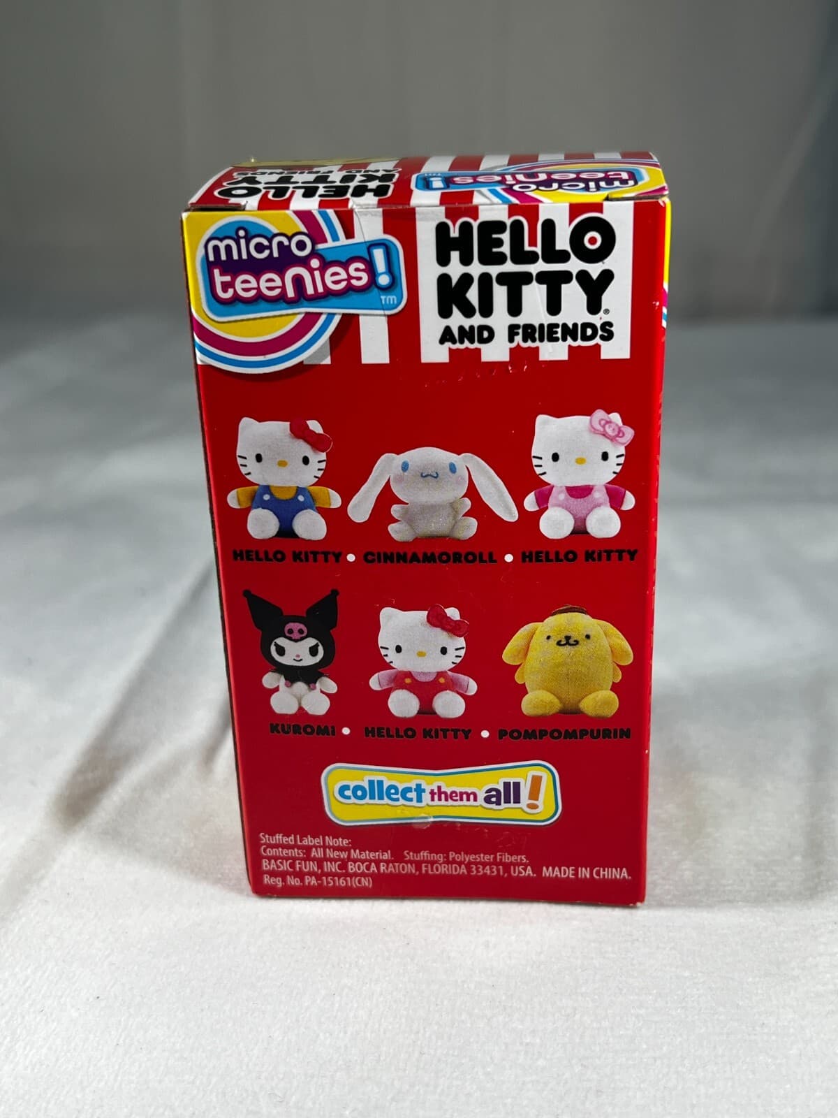 Micro Teenies Hello Kitty and Friends Pompompurin Plush 3" 2024 Sanrio Basic Fun - Thumbnail 5
