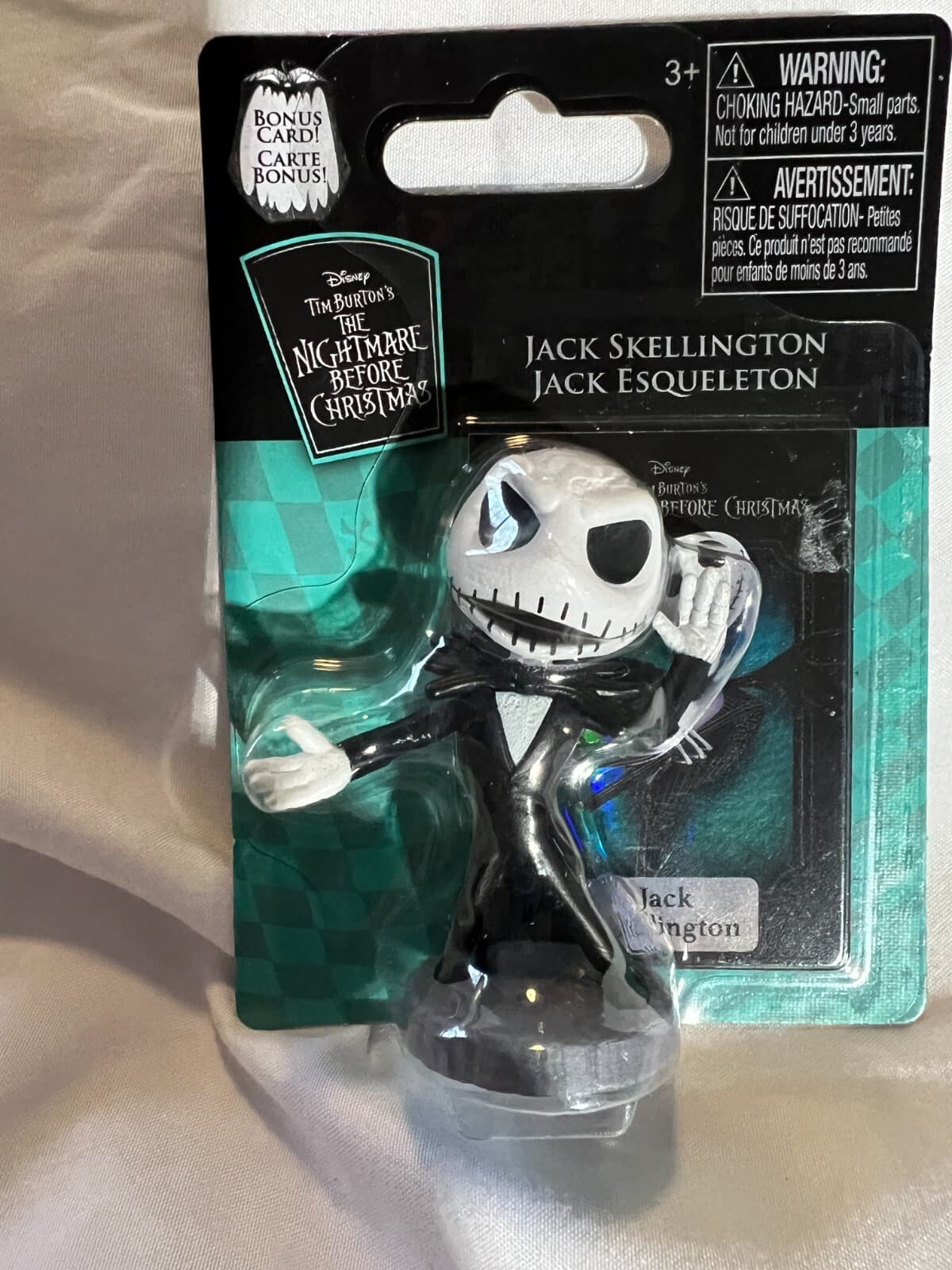 Nightmare Before Christmas Figure Jack Skellington w/ Collectible Bonus Card