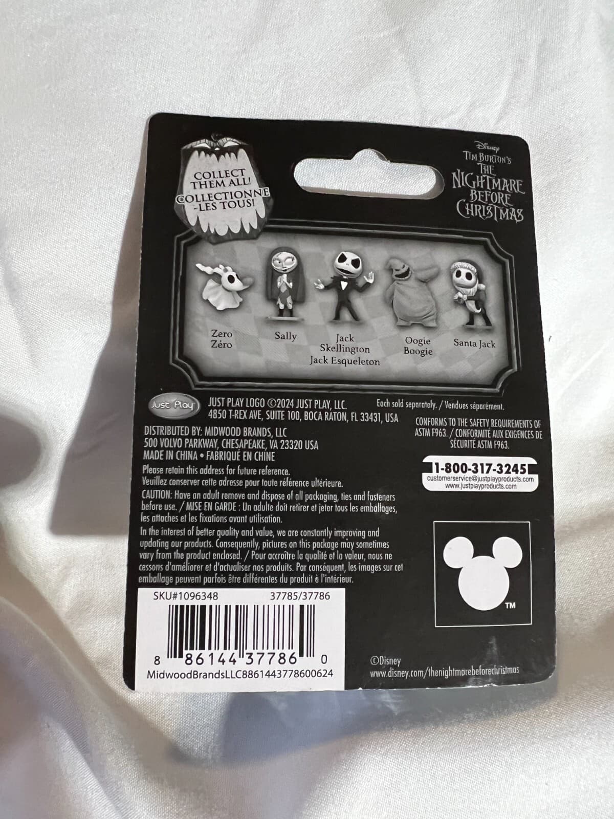 Nightmare Before Christmas Figure Jack Skellington w/ Collectible Bonus Card - Thumbnail 2