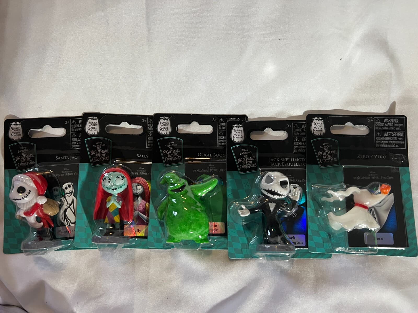 Nightmare Before Christmas Figures Complete Set of 5 Collectible Bonus Cards NEW - Thumbnail 21