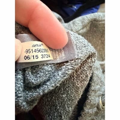 Aerie Women’s Drawstring Elastic Waist Lounge Sweatpants Jogger Gray S EUC - Thumbnail 8