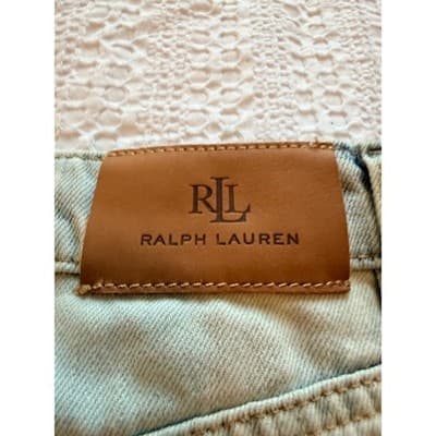 Ralph Lauren Women's Patchwork Relaxed Straight Leg Jeans Multicolor 10 EUC - Thumbnail 9