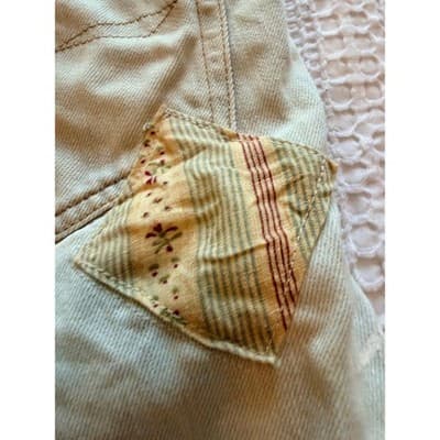 Ralph Lauren Women's Patchwork Relaxed Straight Leg Jeans Multicolor 10 EUC - Thumbnail 10