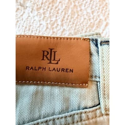 Ralph Lauren Women's Patchwork Relaxed Straight Leg Jeans Multicolor 10 EUC - Thumbnail 15