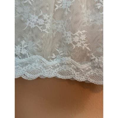 Colsie Lace Bralette & Skirt Set Blue Floral Lingerie 2 Piece Size Small NWT - Thumbnail 17
