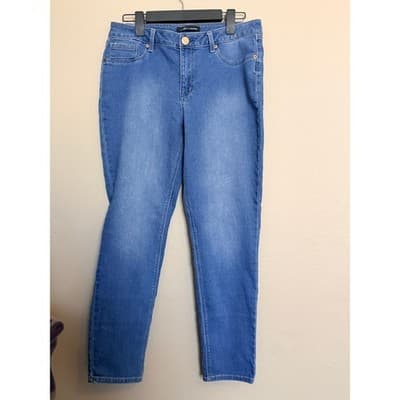 AG Adriano Women's Casual Mid Rise Stretch Skinny Denim Jeans Blue 14 - Thumbnail 7