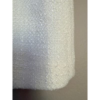 Marc New York Mid Rise Knit Button Front Tweed Mini Skirt White 8 - Thumbnail 5