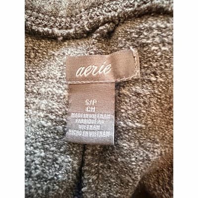 Aerie Women’s Drawstring Elastic Waist Lounge Sweatpants Jogger Gray S EUC - Thumbnail 9