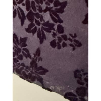 Vintage Floral Lace Velvet Spaghetti Strap Bodycon Maxi Dress Black Small EUC - Thumbnail 9