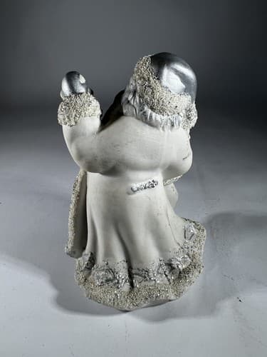 Vintage Christmas Santa Claus Victorian K’s Collection White Silver Figurine - Thumbnail 6