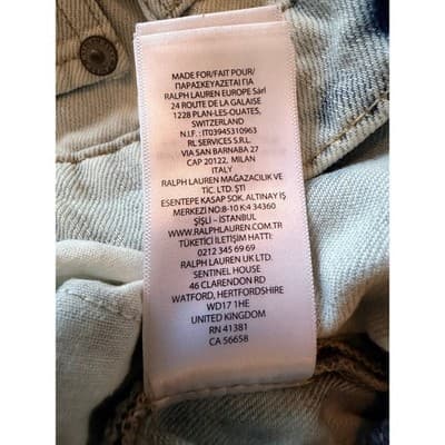 Ralph Lauren Women's Patchwork Relaxed Straight Leg Jeans Multicolor 10 EUC - Thumbnail 20