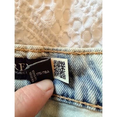 Ralph Lauren Women's Patchwork Relaxed Straight Leg Jeans Multicolor 10 EUC - Thumbnail 14
