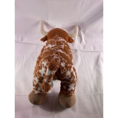 Build A Bear Texas Longhorn Cow Wildlife Stuffed Animal Sitting 14" Retired 2022 - Thumbnail 10