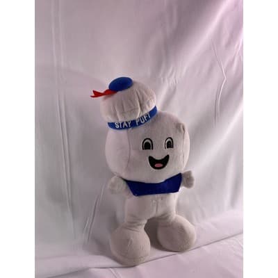 Stay Puft Marshmallow Man Plush Toy 9" Tall For Ages 3+ White Ghostbusters - Thumbnail 3