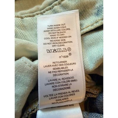 Ralph Lauren Women's Patchwork Relaxed Straight Leg Jeans Multicolor 10 EUC - Thumbnail 21