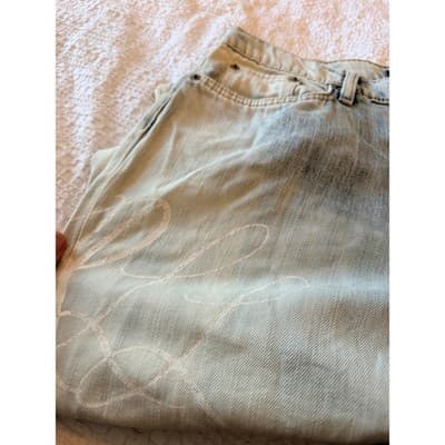 Ralph Lauren Women's Patchwork Relaxed Straight Leg Jeans Multicolor 10 EUC - Thumbnail 23