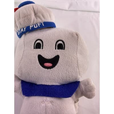 Stay Puft Marshmallow Man Plush Toy 9" Tall For Ages 3+ White Ghostbusters - Thumbnail 9