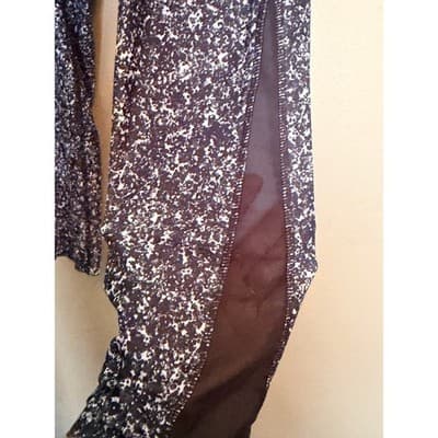 Spalding Athletic Leggings Blue White Speckled Stretch Activewear Women’s XL - Thumbnail 9