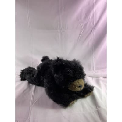 Bearington Collection Rocky The Black Bear Stuffed Animal Toy 12" - Thumbnail 2
