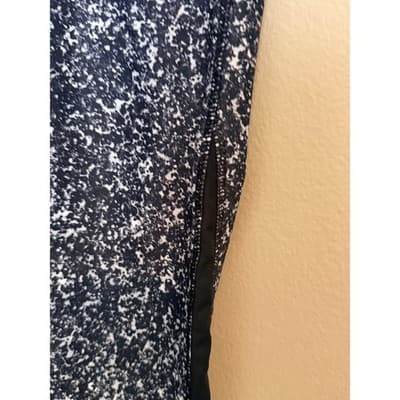 Spalding Athletic Leggings Blue White Speckled Stretch Activewear Women’s XL - Thumbnail 5