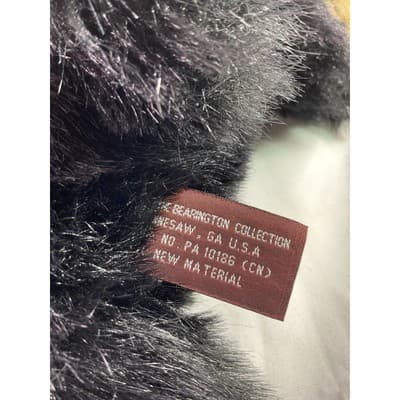 Bearington Collection Rocky The Black Bear Stuffed Animal Toy 12" - Thumbnail 15
