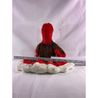 TY Beanie Baby Gobbles Turkey Beanie Buddy Rare 8" Brown 1999 Double Tush Tag - Thumbnail 17