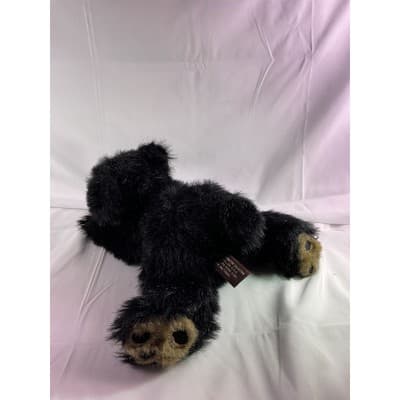 Bearington Collection Rocky The Black Bear Stuffed Animal Toy 12" - Thumbnail 6
