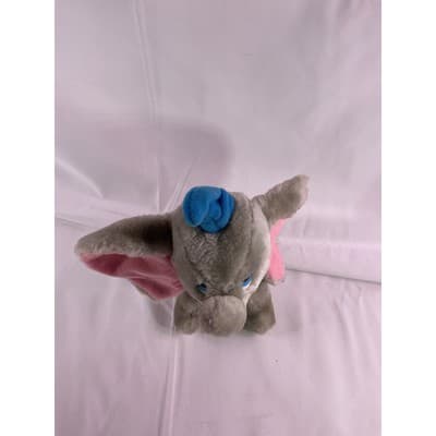 Walt Disney Dumbo Plush Toy Animated Film Classic 8" Gray - Thumbnail 3