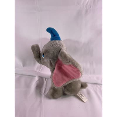 Walt Disney Dumbo Plush Toy Animated Film Classic 8" Gray - Thumbnail 6