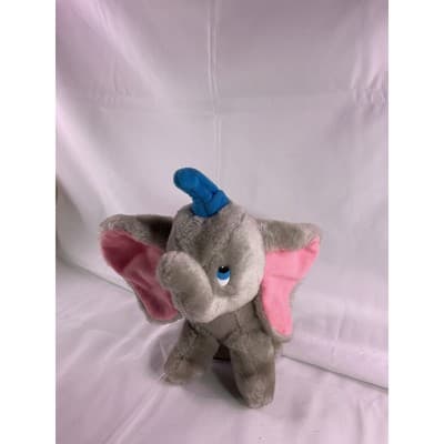 Walt Disney Dumbo Plush Toy Animated Film Classic 8" Gray - Thumbnail 2