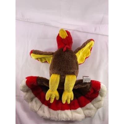 TY Beanie Baby Gobbles Turkey Beanie Buddy Rare 8" Brown 1999 Double Tush Tag - Thumbnail 13