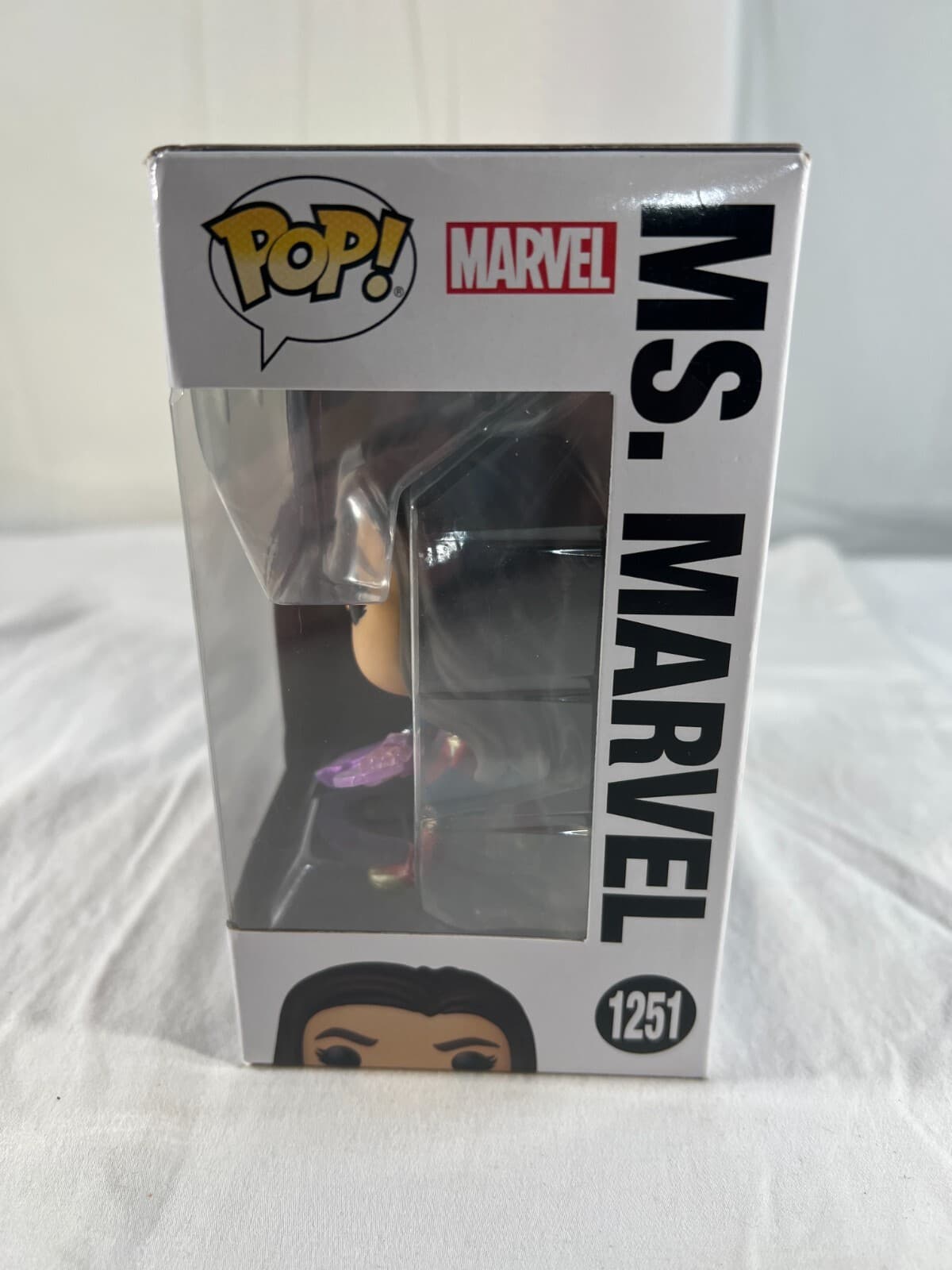 Ms. Marvel Funko #1251 POP! Bobble-Head Figurine Marvel Studios NEW Sealed 2023 - Thumbnail 5