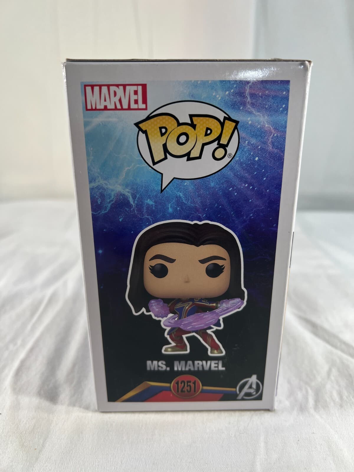 Ms. Marvel Funko #1251 POP! Bobble-Head Figurine Marvel Studios NEW Sealed 2023 - Thumbnail 6