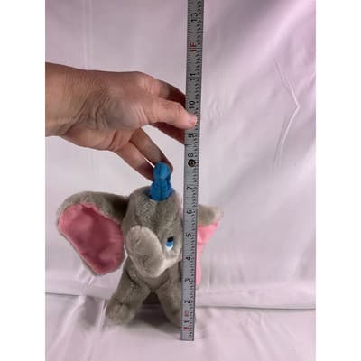 Walt Disney Dumbo Plush Toy Animated Film Classic 8" Gray - Thumbnail 10