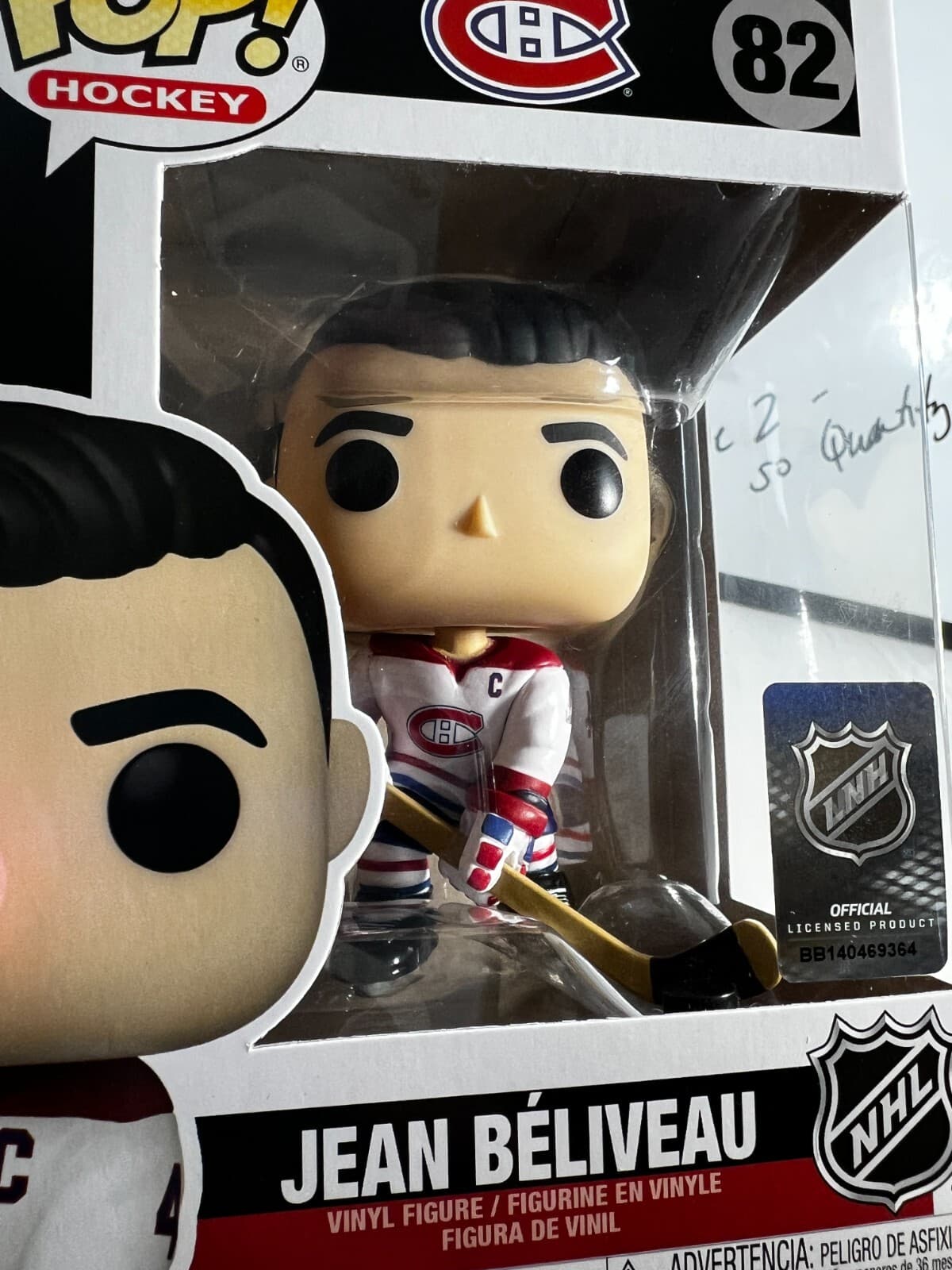 Funko Jean Beliveau #82 POP! Hockey Vinyl Figure Montreal Canadiens NHL NIB 2023 - Thumbnail 3