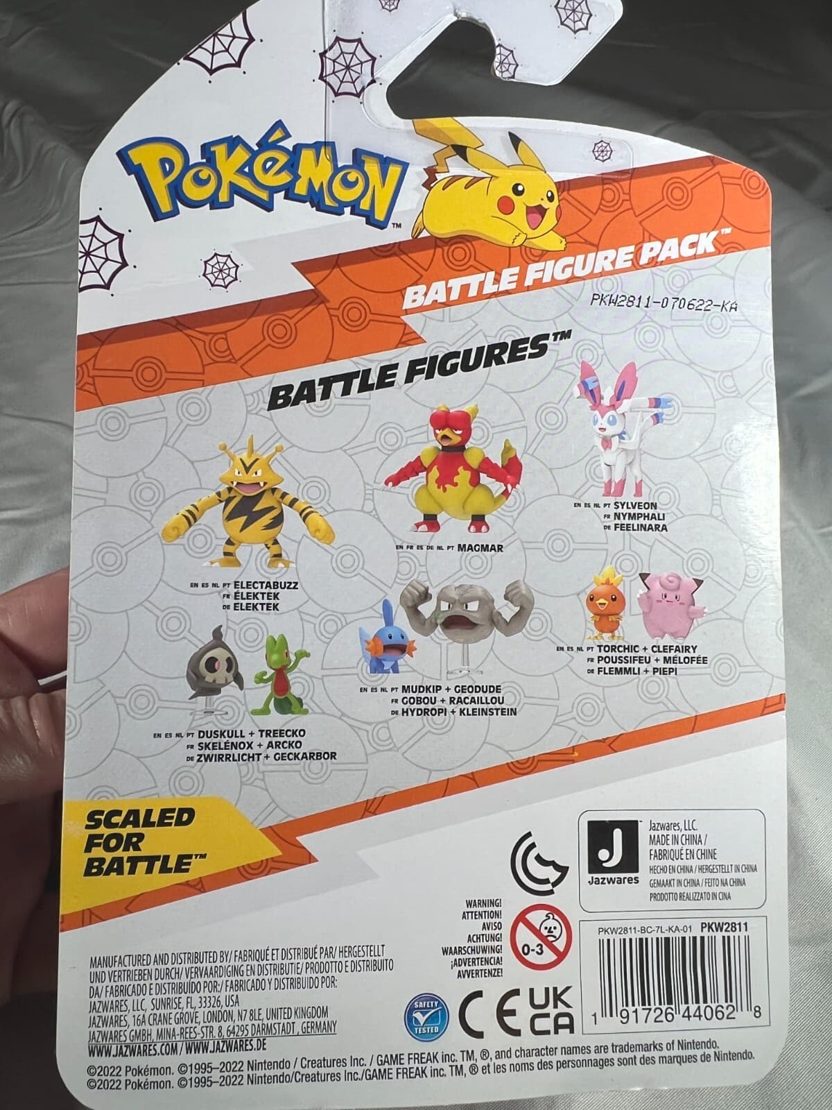 Pokemon Pikachu Sandygast Halloween Action Figures Pack Battle Ready New Sealed - Thumbnail 8